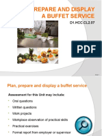 Plan Prepare Display Buffet Service - NH031213