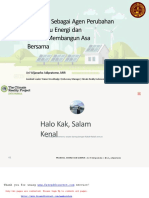 Pramuka Sebagai Agen Perubahan Dalam Isu Energi Dan Waste: Membangun Asa Bersama