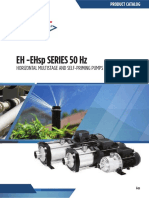 Eh - Ehsp Series 50 HZ: Horizontal Multistage and Self-Priming Pumps
