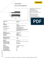 Compact Multiprotocol I/O Module For Ethernet 4 IO-Link Master Channels 4 Universal Digital PNP Channels, 0.5 A, Channel Diagnostics TBEN-S2-4IOL