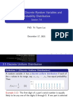 Chapter 3. Discrete Random Variables and Probability Distribution