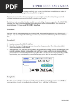 Download Tutorial Repro Logo Bank Mega by Hafid SN54867653 doc pdf