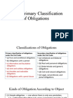 Lesson A - 4 Other Primary Classification of Obligations (09-13-2021)