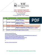 UG - 2021 - Orientation Program Schedule