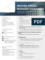 Green and White Two Tone Corporate Resume
