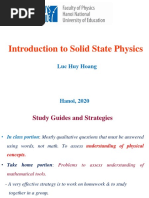 Introduction To Solid State Physics: Luc Huy Hoang