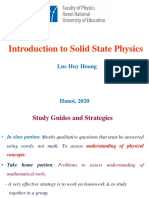 Introduction To Solid State Physics: Luc Huy Hoang