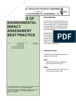 Principles of EIA Best Practice - IAIA