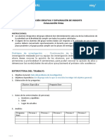 Evaluación final de investigación de insights y modalidades de estudio