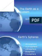 The Earth As A System