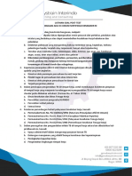 Latihan Soal Post-Test Pembinaan Ahli K3 Umum PT. Garuda Systrain Interindo
