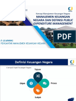 Manajemen Keuangan Negara Dan Definisi Public Expenditure Management Rev e Learning 2020 New