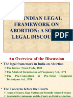 The Indian Legal Framework On Abortion: A Socio-Legal Discourse