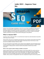 Amazon SEO Guide 2021 - Improve Your Product Visibility