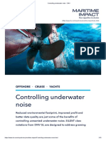 Controlling Underwater Noise - DNV