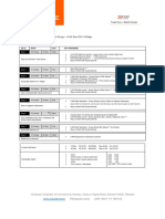 Sham Prog Itinerary