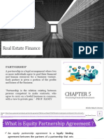 Real Estate Finance - Partnership