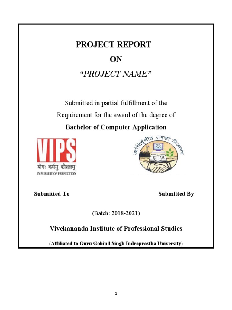 Format Project Report | PDF | Use Case | Java (Programming Language)