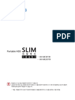 Samsung Portable HDD Slim - User Manual-KR - REV.01 - 27 07 2017