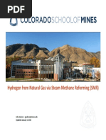 Hydrogen From Natural Gas Via Steam Methane Reforming (SMR) : John Jechura - Jjechura@mines - Edu Updated: January 4, 2015