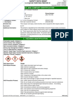 Lacquer Thinner Safety Data Sheet