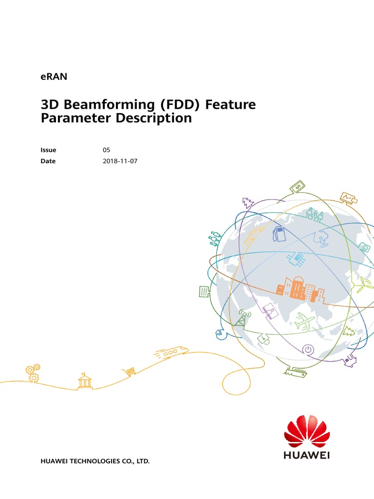 Picture of 3D Beamforming (FDD) (eRAN13.1 - 05) | PDF | Mimo | Lte (Telecommunication)