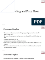 Price Ceiling and Price Floor