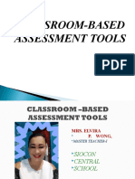 Classroom Based Assessment Tools PPP 4 Atc