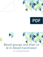 Blood Groups and Transfusion Reactions
