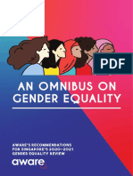 AWARE Report July 2021 An Omnibus On Gender Equality