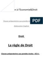 Initiation à l’Economie&Droit