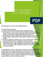 Tugas Sosiologi Hukum Dan Pembangunan Muhammad Rafli 30302100228