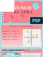 MENGAMBARKAN GRAFIK FUNGSI KUADRAT