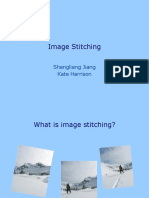 Image Stitching: Shangliang Jiang Kate Harrison