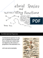 Hyde - Combinatorial Species and Generating Functions