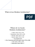 Lecture 1 Towards A Modern Architecture