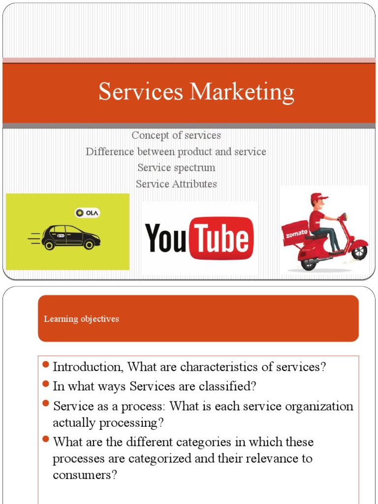 Introduction To Service Marketing | PDF | Customer | Marketing