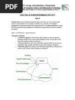 KIET Group of Institutions, Ghaziabad: Class Note of Artificial Intelligence KCS-071 Unit-4