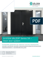 System Sälzer®Series S4 - Steel Door System: Combinable Protection For Maximum Security Requirements