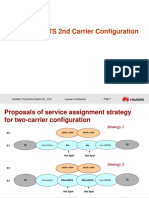 UMTS 2nd Carrier Configuration