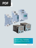 Siemens 7UG0 Monitoring Relays Overview | PDF | Relay | Alternating Current