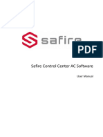 SafireControlCenter AC Client Software - User Manual - EN - V1.0.0 - 20190508