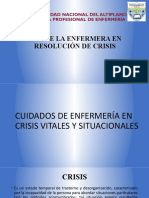 Rol de La Enfermera en Resolución de Crisis