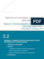 Sesión 2 Seminar On Technology Commercialization