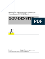 Ggu-Density: Determination and Visualisation of Soil Density To German Standard DIN 18125, Part 2