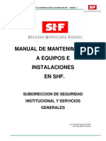 Manual de Mantenimiento Shf