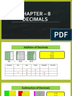 Chapter - 8 Decimals