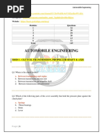 Transmission and Driveline Assignment | PDF | Gear | Axle
