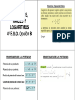 Log, Raices y Potencias