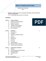 2022 Formula 1 Technical Regulations: Convention